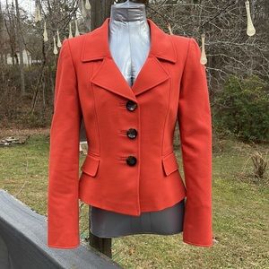 Tahari Women's Orange Blazer
